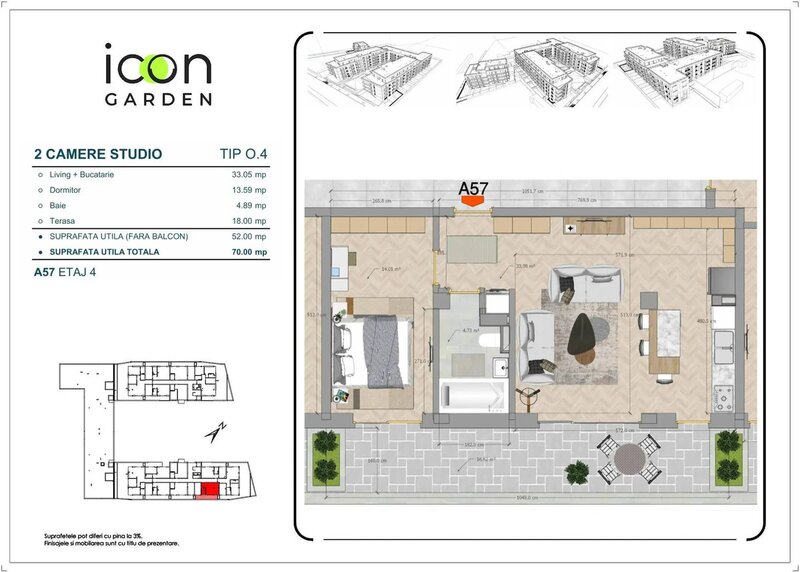 Mosilor, apartament 2 camere, ansamblu finalizat,